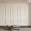 SmartStandard Pre-Cut Wall Molding Kit, 6-Frame Wainscoting Panels for Interior Wall Moulding Decor, Ready to Assemble Accent Panel