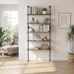 Merapi Rustic Industrial Bookshelf, 78.6