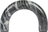 Creative Co-Op Marble Arch Tabletop Shelf, Grey Accent Decor