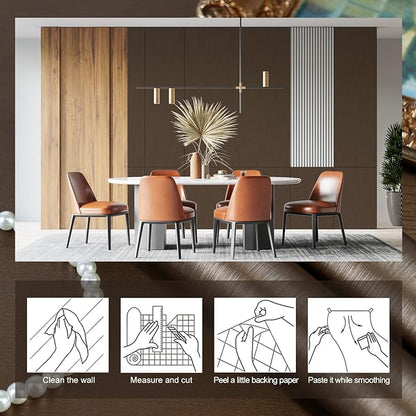 Bronze Satin Peel and Stick Wallpaper 15.7"×118" Metallic Textured Contact Paper Modern Waterproof Wallpapers Removable Self Adhesive Vinyl DIY Decor Wall Paper for Bedroom kitchen Cabinets Fridge