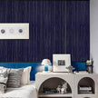 Navy Blue Grasscloth Peel and Stick Wallpaper Texture Contact Paper A Set of 15.7