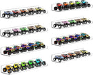 upsimples 8 Pack Acrylic Shelves Wall Organizer and Storage, 15