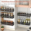 15.7inches Stainless Steel Wall Mounted Floating Shelves for Kitchen,Bathroom,Living Room Storage Shelf,Rust Protection, Easy to Clean