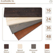 Marsmiles Wood Floating Shelves | Rustic Mahogany Wood Wall Shelves Set of 2 | 16