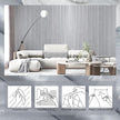 wishFIRE Silver Textured Peel and Stick Wallpaper 15.7
