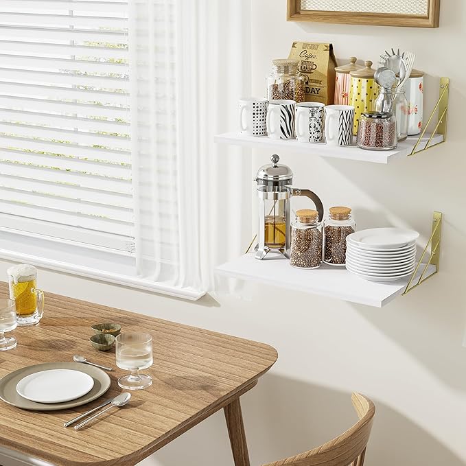 Love-KANKEI Deep Floating Shelves for Wall, 16