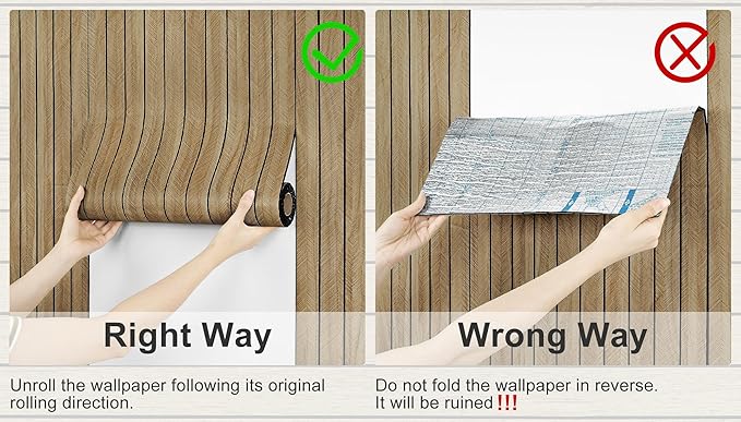 3D Wood Panels for Wall Acoustic Wood Wall Panels 11.8"x196" Soundproof Vintage Wooden Slat Wallpaper Removable Herringbone Shiplap Wallpaper for Bedroom TV Background Living Room Ceiling