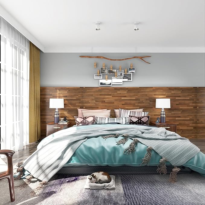 MelunMer Wood Peel and Stick Wallpaper Dark Wood Grain Contact Paper for Cabinets Self Adhesive Removable Wallpaper Faux Wooden Planks Contact Paper for Countertop Decorative 591 in L 15.7 in W
