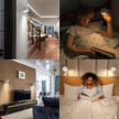 LED Wall Sconce, Wall Mounted Lamp with Rechargeable Battery Operated 3 Color Temperature & 3 Brightness Level 360°Rotate Magnetic Ball, Cordless Wall Light for Reading Bedside-White