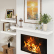 12 Inch Deep Floating Shelves | 55 Inch White Floating Shelves | 55