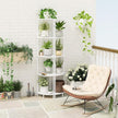 Yoobure Corner Shelf Stand, 5-Tier Bookshelf, 65