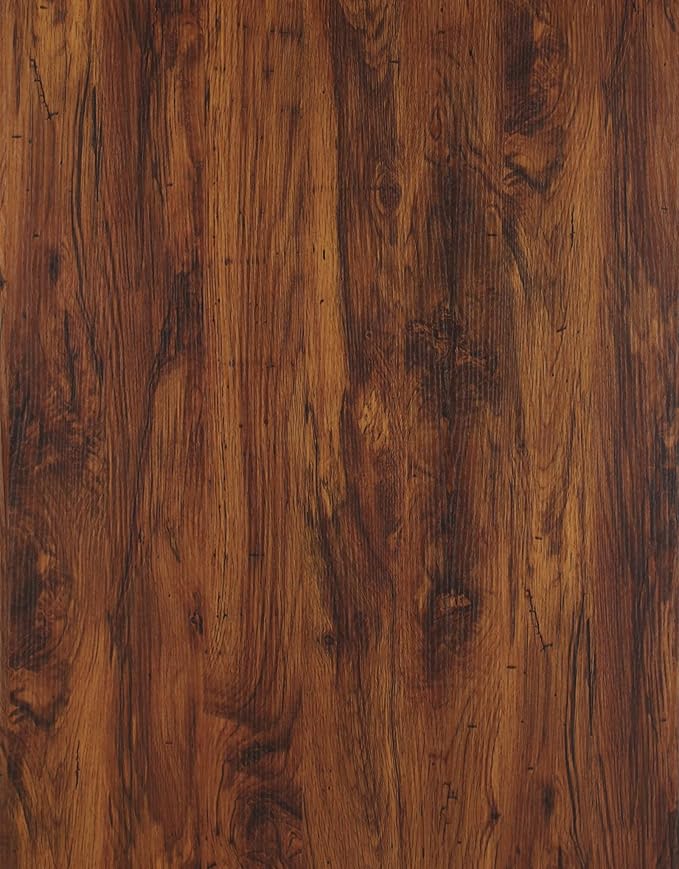 Dimoon Wallpaper 59"x15.7"Wood Contact Paper Brown Waterproof Wood Peel and Stick Wallpaper Thicken Texture Wood Wallpaper Removable Yellow Rustic Wood Grain Self-Adhesive Vintage Cabinet Table Roll