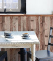 Yun-aeon Natural Wood-Cinnamon Wood Contact Paper Peel and Stick Wallpaper 17.3