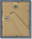 Vittanly 8x10 Picture Frames Set of 9, Shatter Resistant Plexiglass, Display 5x7 Pictures with Mat or 8x10 without Mat, Photo Frames for Wall or Tabletop, Engineered Wood, Navy