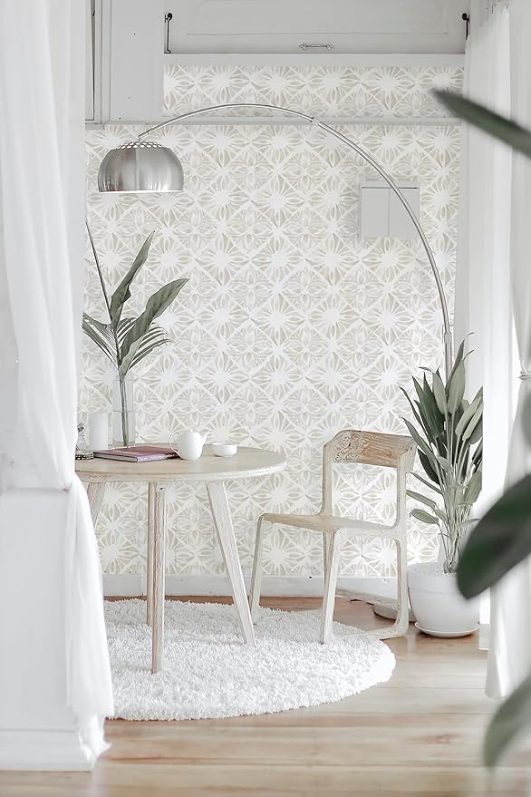 Geometric Peel and Stick Wallpaper Boho 197 