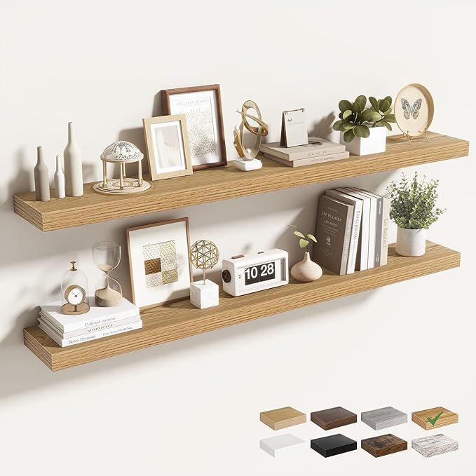 48 Inch Floating Shelves for Wall 2 Pack, 48