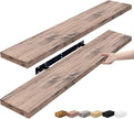Sorbus Floating Shelves for Wall - 35 Inch Long Bathroom Shelves, Wall Decor for Bedroom, Kitchen, Living Room & Book Storage - Mounted Floating Shelf with Invisible Brackets (Mahogany, 2 Pack)