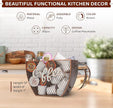 Made Easy Kit Coffee Pod Organizer - Home Coffee Bar Functional Décor - Café Station Countertop Storage Accessories (Coffee Cup (Mountable))