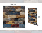 FLFK Faux Wood Bricks Wallpaper Peel and Stick Wood Grain Wall Paper for Living Room Bedroom Kitchen Office Apartment Decor 16