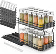 SpaceAid Pull Out Spice Rack Organizer for Cabinet, Heavy Duty Slide Out Seasoning Kitchen Organizer, Cabinet Organizer, with Labels and Chalk Marker, 6.5