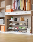 Kitsure Extra-Long Shoe Rack for Closet, Shoe Organizer for Front Door Entrance, Stackable Shoe Shelf, Detachable Closet Organizers and Storage, 39.0
