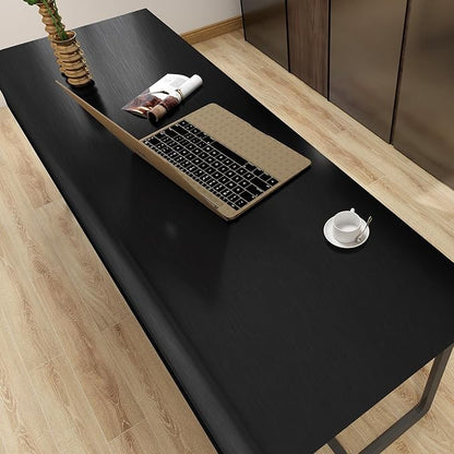 Stainless Steel Peel and Stick Wallpaper 15.7"x 118" Black Stainless Steel Contact Paper Countertop Self Adhesive Thick Vinyl Waterproof for Wall Paper Fridge Kitchen Cabinets