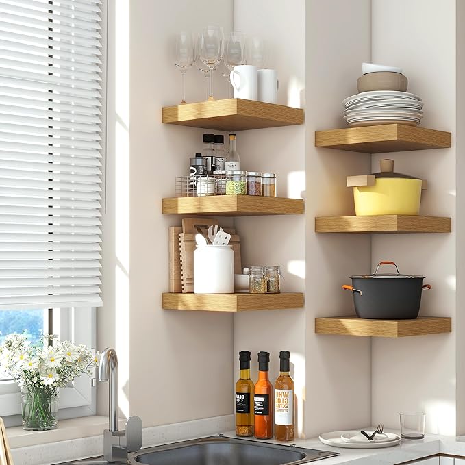 Square Floating Shelves for Wall 12