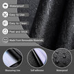 Safiyya Contact Paper Black Silk Wallpaper Textured Peel and Stick Wallpaper Removable Wall Paper Embossed Self Adhesive for Walls Vinyl Rolls 17.3 inch X 78.7 inch