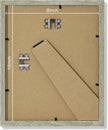Vittanly 8x10 Picture Frames Set of 9, Shatter Resistant Plexiglass, Display 5x7 Pictures with Mat or 8x10 without Mat, Photo Frames for Wall or Tabletop, Engineered Wood, Driftwood