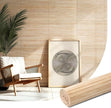 Natural Bamboo Wall Panel for Interior Wall Decor, Renewable Pole Wrap Wainscoting Paneling for Wall Ceiling Furniture Cabinet Office, 12 x 96 Inch, Carbonized