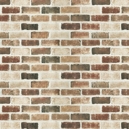 Timeet Vintage Brick Wallpaper Peel and Stick Wallpaper for Bedroom 17.5 "x 197" Brown Stone Wallpaper Self Adhesive Removable Wallpaper for Fireplace Laundry Living Room Accent Walls