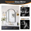 Delma Arched Bathroom Mirror, 24