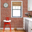 Cohoo Home Red Brick Wallpaper Peel and Stick Contact Paper 18inW 591inL Faux 3D Brick Contact Paper Self Adhesive Removable Wallpaper Backsplash Wrapping Fireplace Wall Sticky Waterproof Vinyl
