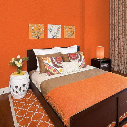 Abyssaly Orange Peel and Stick Wallpaper Removable Self Adhesive Wallpaper Embossed Silk Textured Contact Paper Home Decorativon for Cabinet Countertop Wall Shelf Liner Paper 15.7" X 196.8"