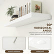 12 Inch Deep Floating Shelves | 55 Inch White Floating Shelves | 55