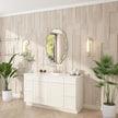 VocalStar Frameless Oval Mirror, 28