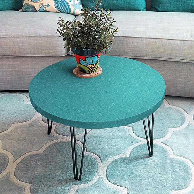 Teal Peel and Stick Self Adhesive Wallpaper - Removable Waterproof Bathroom Countertop Contact Paper 15.7" X 118" - Kitchen Vinyl Wrap for Cabinet Countertops - Wall Cover Counter Top Paper
