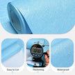 Cohoo Home Blue Peel and Stick Wallpaper Silk Solid Light Blue Contact Paper for Walls Embossed Textured Self-Adhesive Removable Wallpaper Bedroom Bathroom Waterproof Drawer Liner 15.7inW 393inL