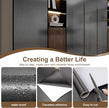 Dark Gray Peel and Stick Wallpaper 15.7 x 1181 Metallic Textured Contact Paper Modern Self Adhesive Thick Texture Vinyl Waterproof Wall Paper for Bedroom Kitchen Cabinets Fridge