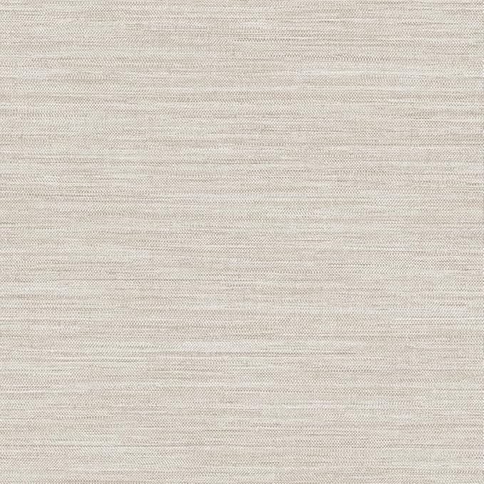 Tempaper Textured Beige Horizontal Faux Grasscloth Removable Peel and Stick Wallpaper, 20.5 in X 16.5 ft, Made in The USA