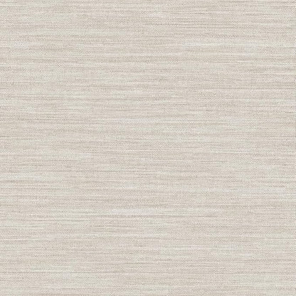 Tempaper Textured Beige Horizontal Faux Grasscloth Removable Peel and Stick Wallpaper, 20.5 in X 16.5 ft, Made in The USA