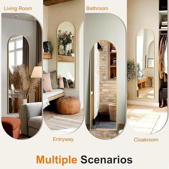 Arched Full Length Mirror, 56