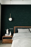 Safiyya Wallpaper Blackish Green Silk Peel and Stick Wallpaper Textured Green Contact Paper Removable Solid Color Self Adhesive Wall Paper Vinyl Rolls 118