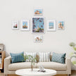 Vittanly Picture Frames set of 7, Picture Frames Collage Wall Decor for Wall or Tabletop Display, Multi Sizes with 1Pcs 11x14, 2Pcs 8x10 and 4Pcs 5x7 Photo Frames, Gallery Wall Frame Set in White