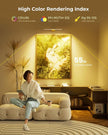 Picture Light for Wall with Remote, Picture Lights Battery Operated Rechargeable 12000mAh, 3 Colors & 3 Timers, Brightness Dimmable for Gallery Poster Frame Painting Photo Art Display (Gold, 1 Pack)