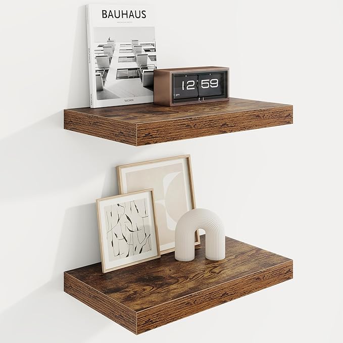 Marsmiles 16in Floating Shelves for Wall, 16