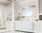 Keonjinn Beveled Bathroom Mirror 48” x 36“, Rectangle Mirrors for Bathroom Sink, Large Wall Mirror,Shatterproof, Modern Decorative for Living Room, Entryway, Bedroom, Horizontal/Vertical