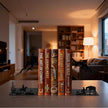 Western Cowboy Metal Bookends – Decorative Book Ends for Shelves, Heavy Duty Book Holders, Unique Vintage Bookends, Novelty Book Stoppers for Home Office Shelf Decor