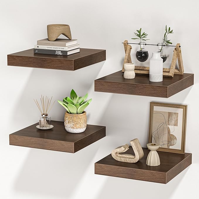 Square Floating Shelves for Wall, 10
