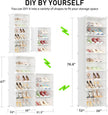 Shoe Storage,10 Tier Shoe Rack Organizer for Closet Shoe Cabinet with Door Shoe Shelves for Closet,Entryway,Hallway,Bedroom